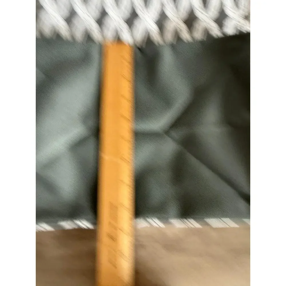 NEW Thirty-One Essential 2 Handle Charcoal Links Storage Tote
